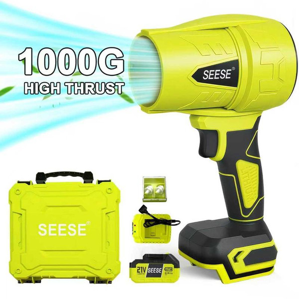 Turbo Jet Blower, Leaf Blower, Violent Turbo Fan, Brushless Pure Copper Motor,Car Drying After Wash, Handheld Snow Blower,Cordless Turbo Power Air Duster - 1000G-Wind Thrust Turbo Jet Blower, Leaf Blower, Violent Turbo Fan, Brushless Pure Copper Motor,Car Drying After Wash, Handheld Snow Blower,Cordless Turbo Power Air Duster - 1000G-Wind Thrust