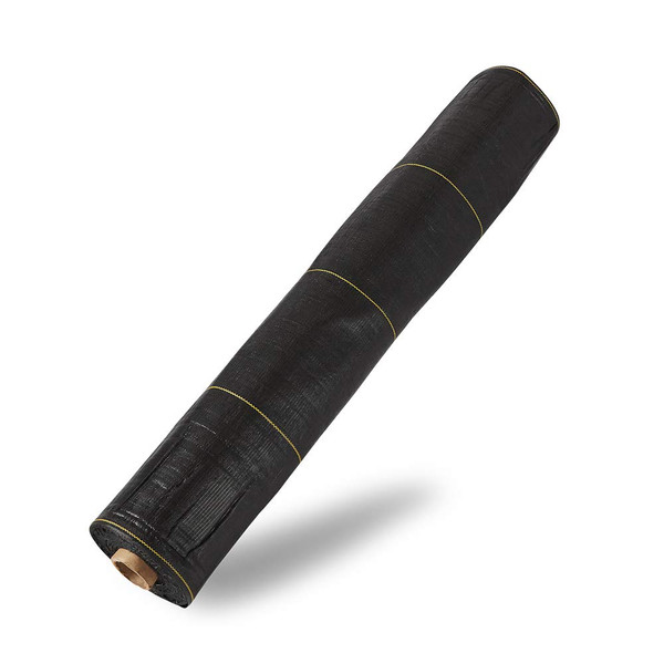 Dewitt Sunbelt Weed Barrier Fabric 3.2 oz, 3 x 200 Feet – Heavy-Duty Ground Cover Mat for Greenhouse Floors, Garden Rows, Raised Beds, Yard Gardening, and Outdoor Landscape Protection