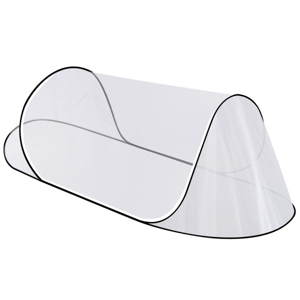 77 * 30 * 23 Inch Large Pop Up Mosquito Net, Portable Foldable Mesh Tent, Breathable Lightweight Mosquito Net Tent for Bed Camping Travel Patio