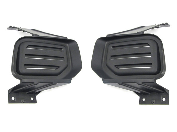 2011-2015 Ford F250 Super Duty Front Bumper Fog Light Hole Covers Right Left OEM