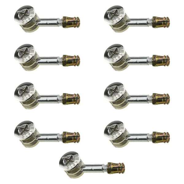 Hahiyo Furniture Connector Cam Lock Fittings Dowel Flat Back Fastener Table Side Knock Down with Pre-Inserted Bolt Nut Rock Solid Fit Hole Properly Good Grab for Drawer Dresser Cabinet 11Sets 14x16mm