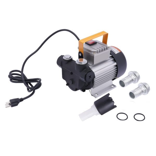 Electric Oil Pump, AC 110v 550w Oil Self Priming Electric Transfer Pump, 60l/Min Fuel Diesel Kerosene Transfer Pump for Construction Sites