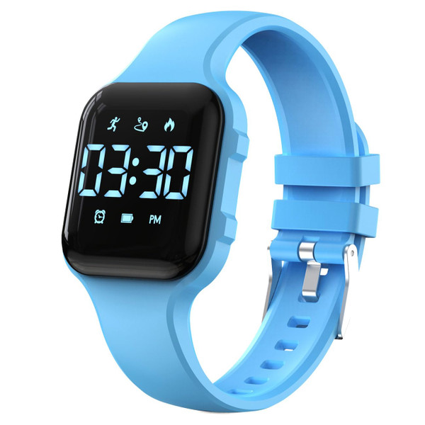 Kids Step Counter Watch, Digital Pedometer, Fitness Tracker Wristwatch, Waterproof Sport Watch, for Children Boys Girls Teens(Blue)