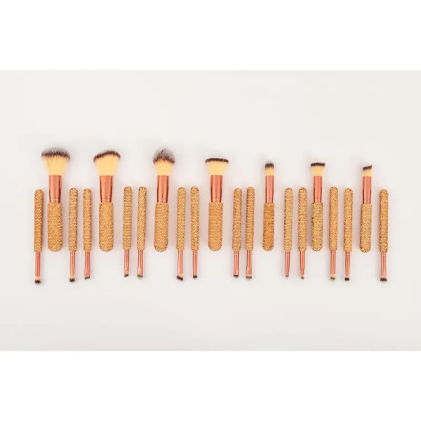 LIMITED EDITION | CHAMPAGNE Glitz & Glam | 26pc Essentials Collection Brush Set | MU9682