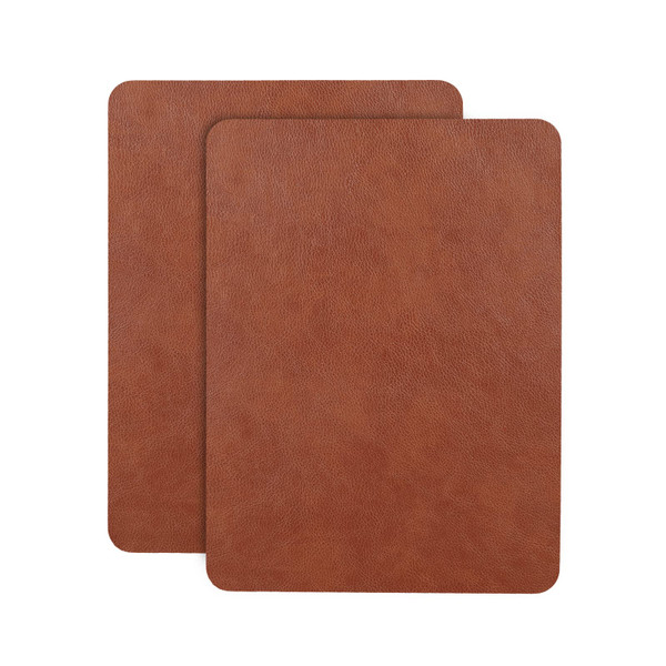 JDLUGH Sofa Leather Repair Patch Tape, 8.2x11 Inch2PCS Self Adhesive Couch, Car Seat, Office Chair, Leather Furniture, Vinyl Repair Patch Kit for Furniture (Brown1.0)