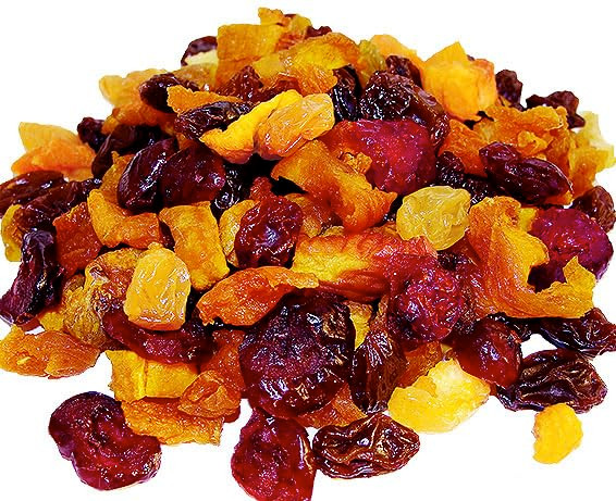 Traina Foods Organic Baker's Fruit Medley - 5 lb Case | Sun-Dried Blend of Apricots, Peaches, Nectarines, Raisins, Pears, Cranberries