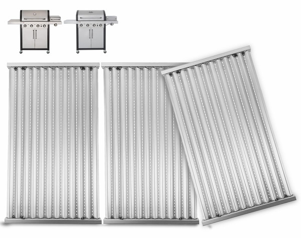 463257520 G533-2200-W1 Emitter Plates for Charbroil 4-Burner Tru-Infrared 463242716 463242715 463276016 466242716 463257520 466242715, 17" Emitter Grates for Charbroil Commerical Replacement Parts
