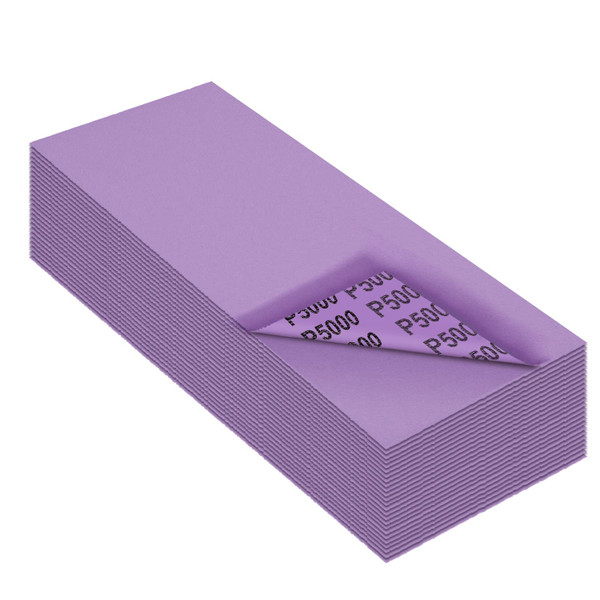 Sandpaper 5000 Grit,Wet Dry Sanding Sheets,High Performance Ceramic Abrasive Sand Paper for Wood Furniture Finishing,Metal Grinding,Automotive Polishing,9 x 3.6 Inch,25-Pack