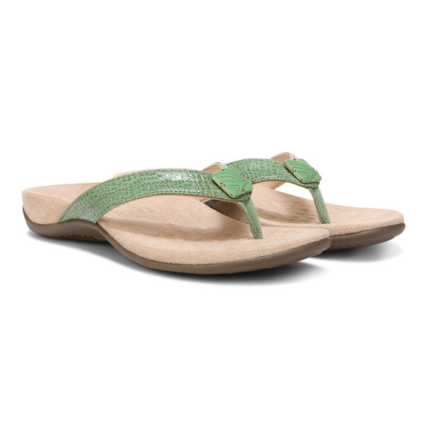 Vionic Avena Women's Arch Supportive Flip Flop Orthotic Sandal Verde - 9 Medium Vionic Avena Women's Arch Supportive Flip Flop Orthotic Sandal Verde - 9 Medium