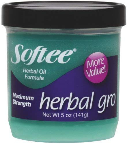 Herbal Gro Maximum Strength - Enhance & Nourish All Hair Types, 5 oz,(Softee Products) - 2 pieces