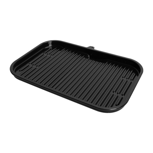 Grill Griddle Plate for Ninja Woodfire Outdoor Grills OG700 Series, Flat Top Griddle Plate for Ninja XSKGRDPLT Woodfire OG701 Grill, Striped Baking Griddle Pan, Insert