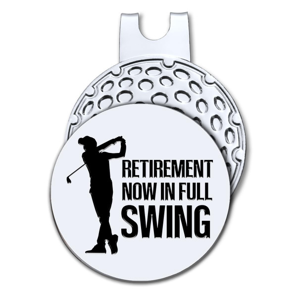 Hafhue Retirement Now in Full Swing Golf Ball Marker with Magnetic Hat Clip, Funny Golf Accessories and Golf Gift for Men Women Dad Grandma Grandpa, Birthday Retirement Gift for Golfer Golf Lover Hafhue Retirement Now in Full Swing Golf Ball Marker with Magnetic Hat Clip, Funny Golf Accessories and Golf Gift for Men Women Dad Grandma Grandpa, Birthday Retirement Gift for Golfer Golf Lover