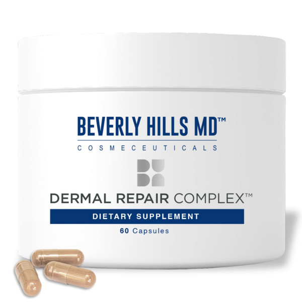 Beverly Hills MD Dermal Repair Anti-Aging Supplement - Hyaluronic Acid, Collagen, Vitamins for Smooth, Plump Skin Beverly Hills MD Dermal Repair Anti-Aging Supplement - Hyaluronic Acid, Collagen, Vitamins for Smooth, Plump Skin