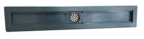 Compotite Linear Drain Body Black ABS Linear Shower Drain (36 Inch)