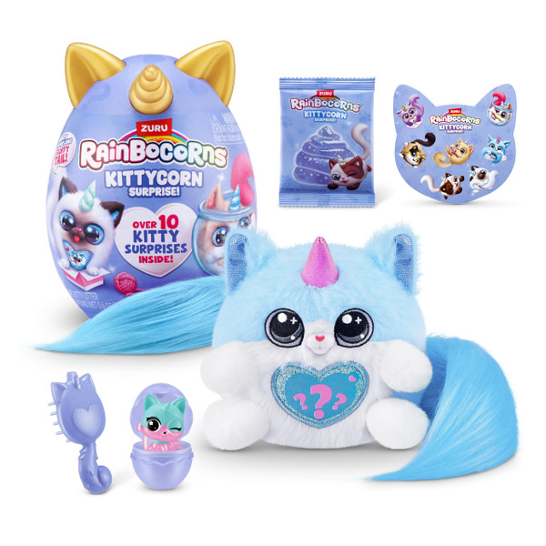 Kittycorn Surprise Series 3 (Maine) by ZURU, Plush Toy, Collectible Plush Stuffed Animal, Slime, Surprise Eggs for Girls Kittycorn Surprise Series 3 (Maine) by ZURU, Plush Toy, Collectible Plush Stuffed Animal, Slime, Surprise Eggs for Girls
