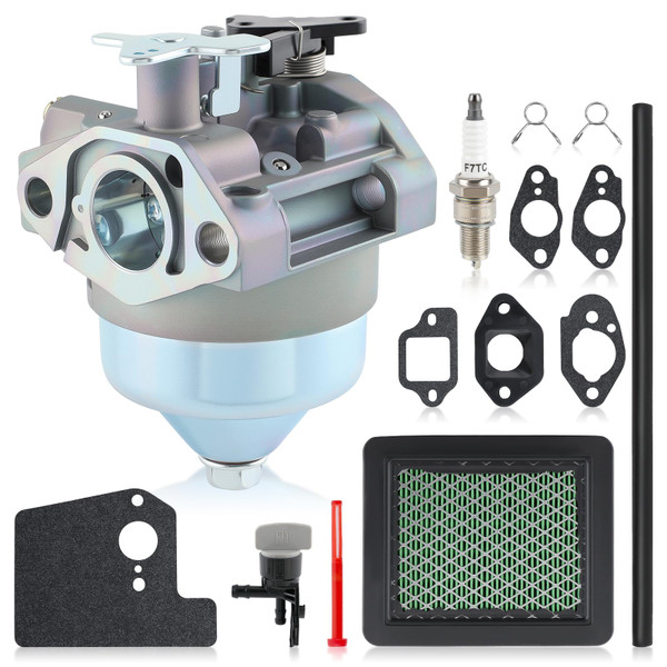 MOTOALL GCV190 HRX217 Carburetor for Honda GCV 190 GCV190LA GCV190A HRX217K1 HRX217K2 Lawn Mower Replace 16100-Z0Y-813 Pressure Washer with 16952-Z8B-000 Engine Fuel Filter