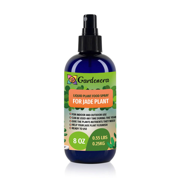 Gardenera Professional Jade Plant Superfood Spray Mist for Home Gardening | Micro-Fungi Enriched Fertilizer Mist for Healthy Leaves & Growth | 18 Essential Vitamins & Minerals for Jade Plant - 8oz Gardenera Professional Jade Plant Superfood Spray Mist for Home Gardening | Micro-Fungi Enriched Fertilizer Mist for Healthy Leaves & Growth | 18 Essential Vitamins & Minerals for Jade Plant - 8oz