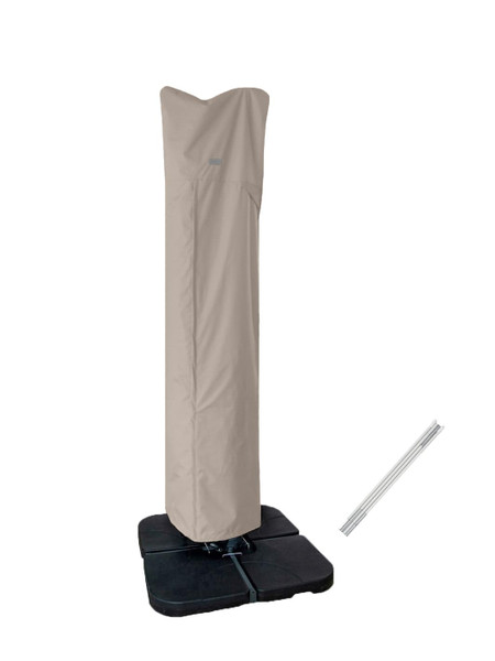 Garden Balsam Patio Umbrella Cover for 12ft to 13ft Offset Umbrella, Water Resistant, Curved Cantilever and Straight Pole Parasol Outdoor Umbrellas Cover with Zipper and Rod Beige Garden Balsam Patio Umbrella Cover for 12ft to 13ft Offset Umbrella, Water Resistant, Curved Cantilever and Straight Pole Parasol Outdoor Umbrellas Cover with Zipper and Rod Beige