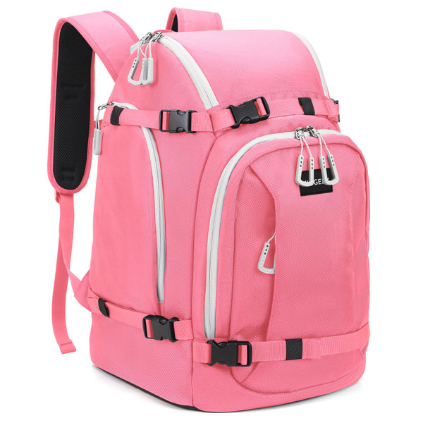 MIGGEEY Ski Boot Bag, 50L Ski Boot Travel Backpack for Skis, Snowboard & Accessories, Waterproof Padded Ski Boot Bag Backpack