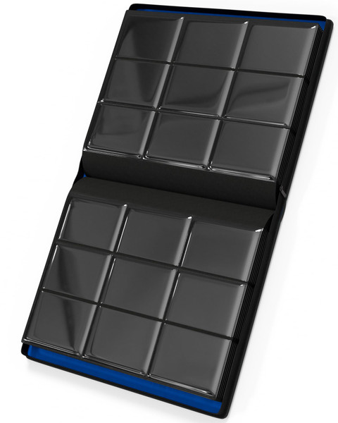 Premium 9 Pocket Card Binder for 288 Cards, Scratch Resistant Double Sided Trading Card Binder, Sleek Card Collection Album for Yu-Gi-Oh!, MTG, TCG, game cards & sports cards(Blue Interior)