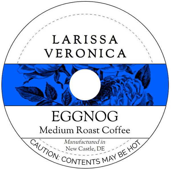Eggnog Medium Roast Coffee (Single Serve K-Cup Pods) (Gourmet, Naturally Flavored, Whole Coffee Beans) (12 pods, ZIN: 572600) - 3 Pack