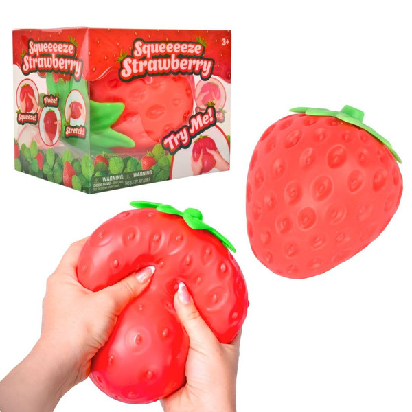 Squishy Extra Large Strawberry, Gag Gifts Funny Adult, Giant Stress Ball, Fidget Sensory Toy for Kids, ADHD Toys Squishy Extra Large Strawberry, Gag Gifts Funny Adult, Giant Stress Ball, Fidget Sensory Toy for Kids, ADHD Toys