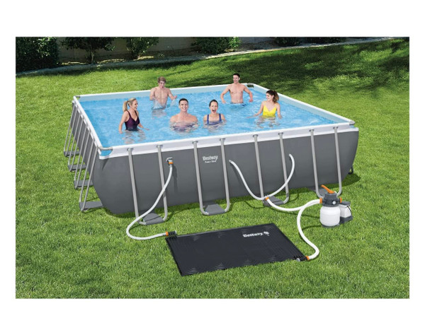 43"x67" Solar Powered Rectangular Pool Heating Pad for Above Ground Pool