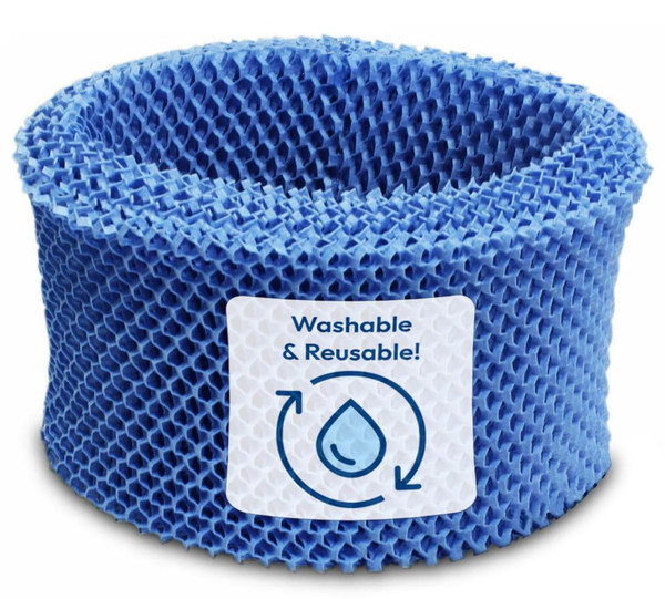 Natural-Breeze Washable & Reusable Humidifier Filter – Compatible with Honeywell HC-14, E Filter, BestAir H75, Holmes HWF75, HF222, HWF75PDQ-U – Replacement Wick for Humidifiers
