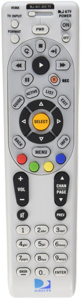 DIRECTV Rc66X Ir Remote Control - Universal Programmable 4-Device for H24 H25 Hr24 with Xmp (+ All Irs), Batteries, Labels
