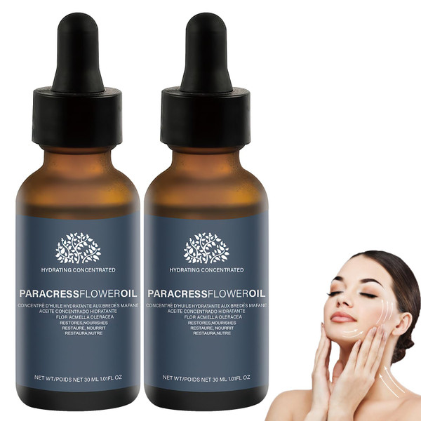 Paracress Facial Oil, Paracress Serum, Paracress Facial Serum Organic, Paracress Extract Face Oil, Anti-Wrinkle Serum, Reduce Smooth Fine Lines and Wrinkles, Suitable for All Skin Types (2PCS) Paracress Facial Oil, Paracress Serum, Paracress Facial Serum Organic, Paracress Extract Face Oil, Anti-Wrinkle Serum, Reduce Smooth Fine Lines and Wrinkles, Suitable for All Skin Types (2PCS)