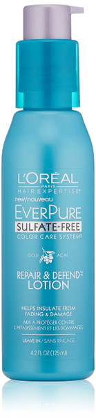 L’Oréal Paris Hair Care Expertise Everpure Repair and Defend Leave in Treatment, 4.2 Fluid Ounce