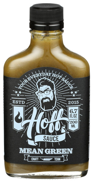 Hoff & Pepper, Hot Sauce Mean Green, 6.7 Fl Oz
