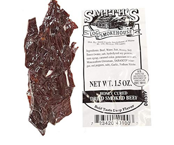 Smith's Honey Cured Beef Jerky, 1.5oz, Made in Maine (3 Count) Smith's Honey Cured Beef Jerky, 1.5oz, Made in Maine (3 Count)