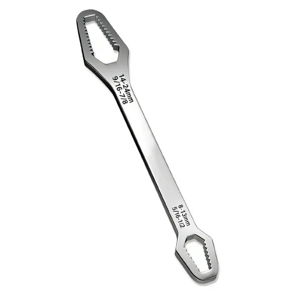 Universal Car Torx Wrench,8-24mm Self-tightening Wrench,Double-head Torx Spanner,Non-Slip Multi-function Wrench for Most Nuts & Bolts Repair,Professional Car Assembly & Disassembly Tool.