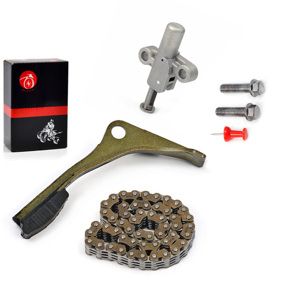MOTO1988 Cam Timing Chain and Guides Tensioner Compatible with HONDA Recon 250 TRX250 2x4 1997-2000 14401-HM8-003 14510-HM8-000 14540-HN5-671