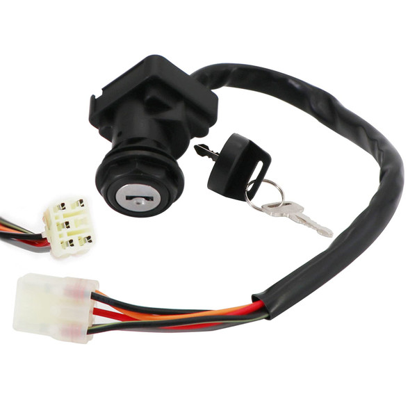 Tektall Ignition Key Switch for Suzuki King Quad LTA400F 2008-2010, Eiger 400 LFA400F 2002-2007, LT450 King Quad 450 LTA450X 2007-2010, King Quad 500 LTA500X 2009-2011, Part No. 37110-38F00