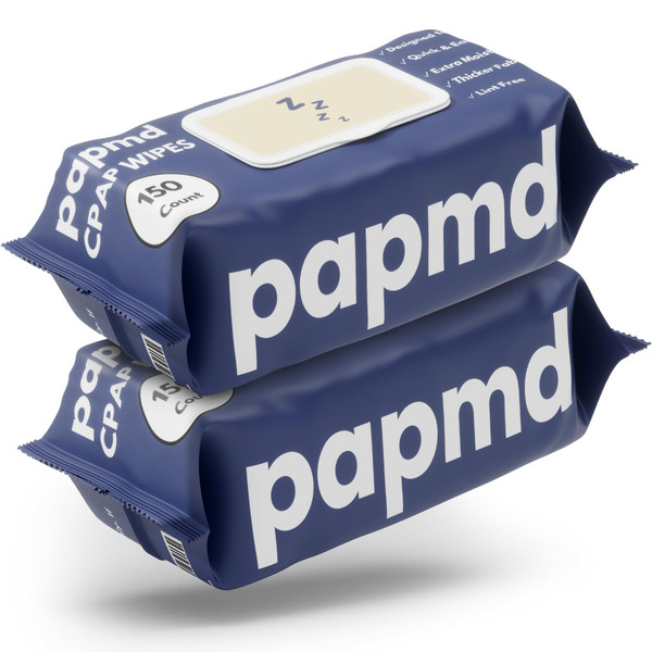 PAPMD Unscented CPAP Wipes, 2x 150-Pack Travel Wipes, Thick Lint-Free Fabric for Mask, Tube & CPAP Machines, Enhanced Moisture & Easy Pull Design PAPMD Unscented CPAP Wipes, 2x 150-Pack Travel Wipes, Thick Lint-Free Fabric for Mask, Tube & CPAP Machines, Enhanced Moisture & Easy Pull Design