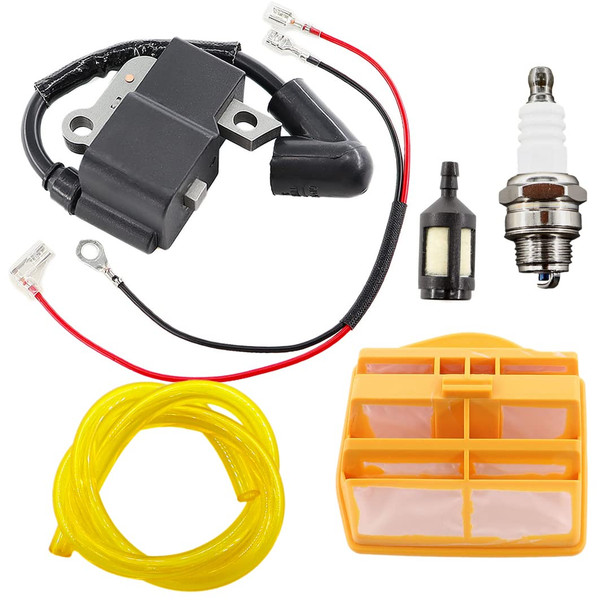TOPREPAIR Ignition Coil for Husqvarna 435 II 440 445 450 445 E II 450E Jonsered CS2245 CS2250 CS2240 Chainsaw 573935701 573935702