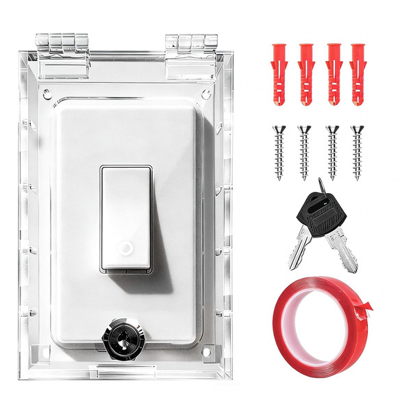 Young Dance Smart Home Switch Cover,Baby Proof Light Outlet Covers,Child Safety Switch Plate Guard,Wall Plug Box,Kids Electrical Protector Box Fits All Outlet 4.95" H X 3.35" W X 1.77" D or Smaller