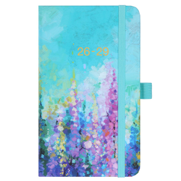 2026-2029 Pocket Planner/Calendar - 3 Year Monthly Planner 2026-2029, JUL. 2026 - JUN. 2029(36 Months), 6.3" x 3.8", Monthly Pocket Calendar with 60 Note Pages, Pen Hold, Perfect Organizer for Purse - Oil Painting