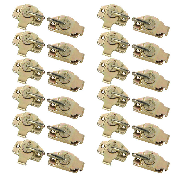 12 Sets of Align-N-Lock Table Locks, Abuff Heavy Duty Dining Training Table Buckles Connectors Great for Table Leaf, Extension Tables, Computer Workstations and Conference Tables
