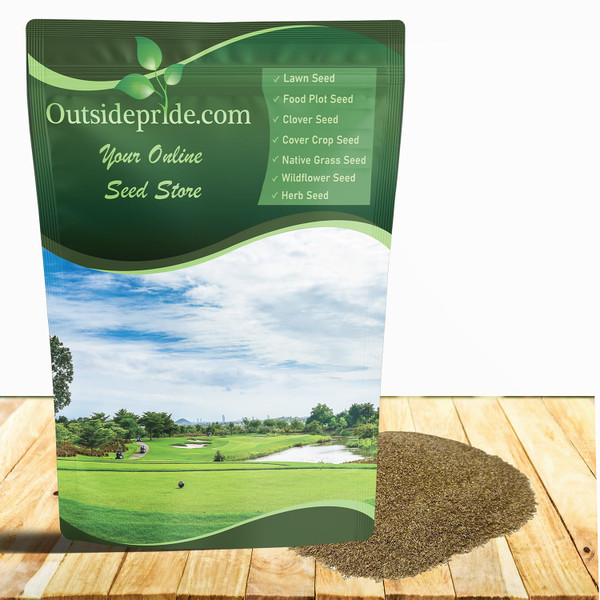 Outsidepride V8 Creeping Bentgrass Seed - 2 lbs. Fine-Bladed, Premium Quality Turf, Grass Seeds for Smooth Surface, & High-Traffic Areas, Ideal Grass for Golf Courses Putting Greens, & Fairways