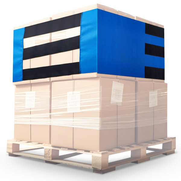 Woanger Adjustable Reusable Pallet Cargo Strapping Bands Bundling Straps Pallet Wrap Ties, Cargo Bandage for Transporting Loading Storage Shipping and Warehousing (19.3'' W x 181'' L)