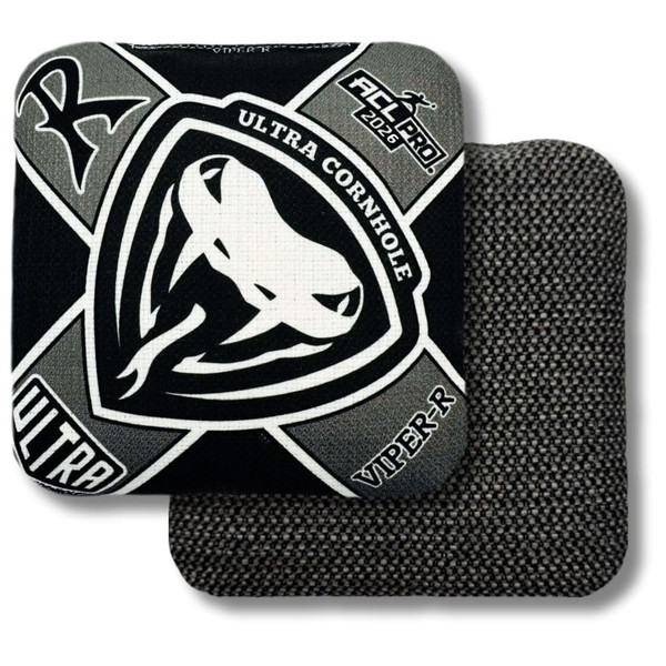 Ultra Cornhole Bags Viper-R Cornhole Bag Set - ACL Approved (Charcoal) Ultra Cornhole Bags Viper-R Cornhole Bag Set - ACL Approved (Charcoal)