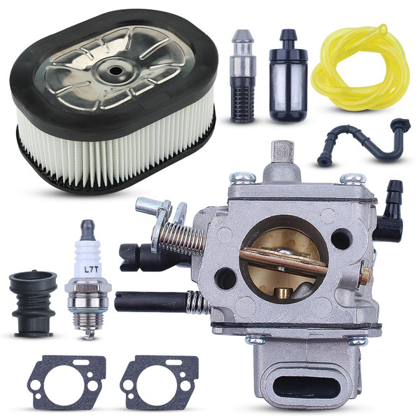 Atunee MS660 Carburetor for Stihl MS660 MS640 MS650 066 064 065 Chainsaws with Gaskets Air Fuel Filter Intake Manifold Oil Pipe Spark Plug Fuel Line Replace 1122 120 0623