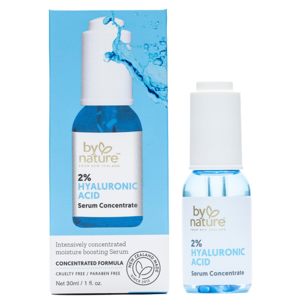 By Nature 2% Hyaluronic Acid Serum for Face & Neck - Skincare from New Zealand - 2% Hyaluronic Acid Facial Serum Concentrate - 1fl. Oz By Nature 2% Hyaluronic Acid Serum for Face & Neck - Skincare from New Zealand - 2% Hyaluronic Acid Facial Serum Concentrate - 1fl. Oz