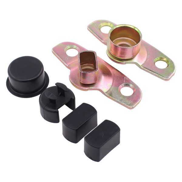 MOTOKU Bed Mounted Tailgate Hinge Roller Pivot and Insert Bush Cover Kit for Ford F150 F250 F350 1997-2007 Rear Left Driver and Right Passenger Side