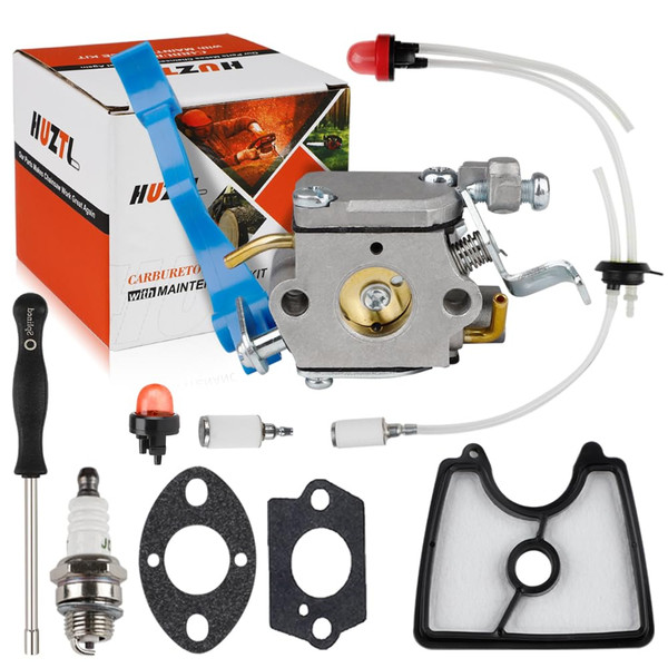 Huztl 125BV Carburetor Kit for Husqvarna 125B Handheld Leaf Blower 590460102 Huztl 125BV Carburetor Kit for Husqvarna 125B Handheld Leaf Blower 590460102