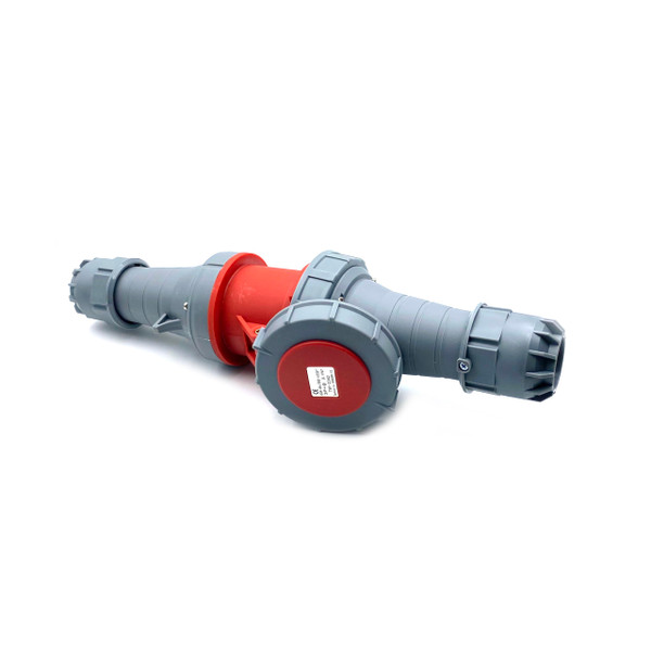 1Set Waterproof Industrial Connector Plug Socket, 4Pin 63A 380V-415V 3P+E 6H IP67 Waterproof IEC60309 Connector Power Connecting Industrial Activity Socket Set for Aviation and Industry