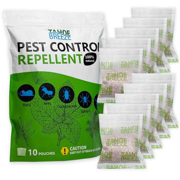 Pest Control Pouches, Rodent Repellent, Mouse Repellent, Peppermint Oil to Repel Ants, Spiders, Roaches, Moths & Other Pests, Mice Repellent Indoor All Natural Safe for Kids & Pets-10 Pouches Pest Control Pouches, Rodent Repellent, Mouse Repellent, Peppermint Oil to Repel Ants, Spiders, Roaches, Moths & Other Pests, Mice Repellent Indoor All Natural Safe for Kids & Pets-10 Pouches